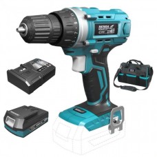 Dedra Set Masina de gaurit si insurubat SAS+ALL acumulator Li-Ion 18V 2.0Ah incarcator 125W si geanta